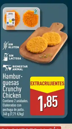 ALDI Hambur-guesas Crunchy Chicken oferta