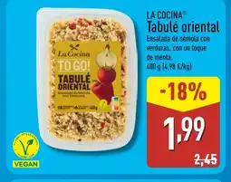 ALDI LA COCINA Tabulé oriental oferta