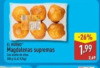 ALDI EL HORNO Magdalenas supremas oferta