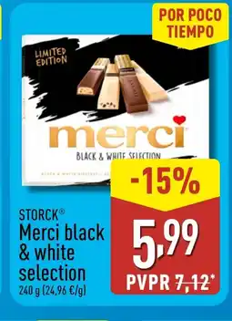 ALDI STORCK Merci black & white selection oferta