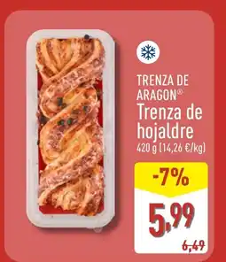 ALDI TRENZA DE ARAGON Trenza de hojaldre oferta