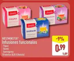 ALDI WESTMINSTER Infusiones funcionales oferta