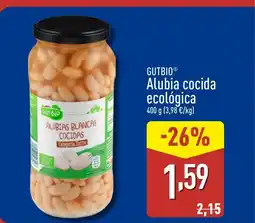 ALDI GUTBIO Alubia cocida ecológica oferta