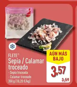 ALDI FLETE Sepia / Calamar troceado oferta