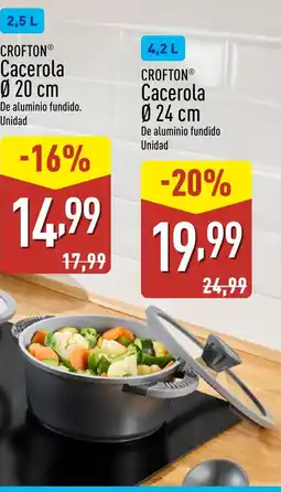 ALDI CROFTON Cacerola oferta