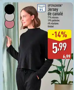 ALDI UP2FASHION Jersey de canalé oferta