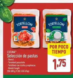 ALDI CUCINA Selección de pastas oferta