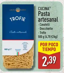ALDI CUCINA Pasta artesanal oferta