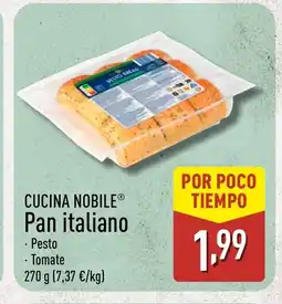 ALDI CUCINA NOBILE Pan italiano oferta