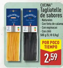 ALDI CUCINA Tagliatelle de sabores oferta