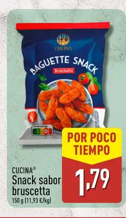 ALDI CUCINA Snack sabor bruscetta oferta