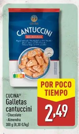 ALDI CUCINA Galletas cantuccini oferta