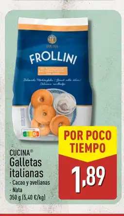 ALDI CUCINA Galletas italianas oferta