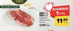 Autoservicios Familia Aguja de ternera con hueso oferta