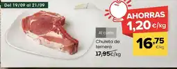 Autoservicios Familia Chuleta de ternera oferta