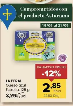 Autoservicios Familia LA PERAL Queso azul Estrella oferta
