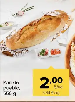 Autoservicios Familia Pan de pueblo oferta