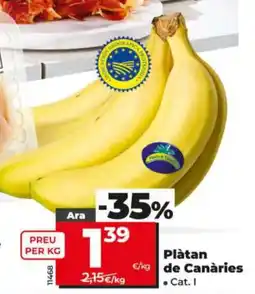 Dia Plàtan de Canàries oferta