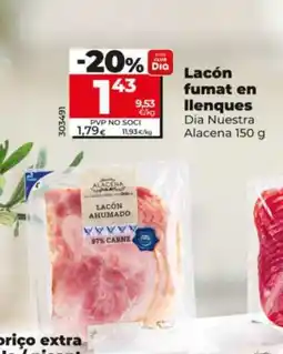 Dia Lacón fumat en llenques oferta