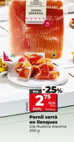 Dia Pernil serrà en llenques oferta