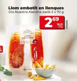Dia Llom embotit en llenques oferta
