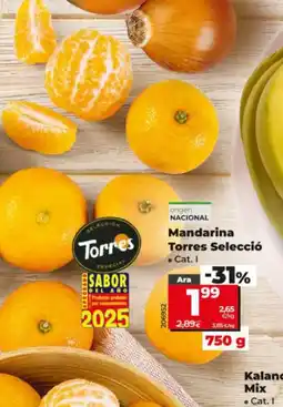 Dia Mandarina Torres Selecció oferta