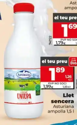 Dia Llet sencera oferta