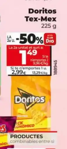 Dia DORITOS Tex-Mex oferta