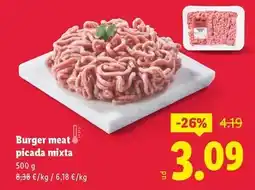 Lidl Mixta - burger meat picada oferta