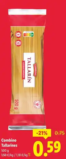 Lidl TALLARÍN Combino Tallarines oferta
