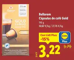 Lidl BELLAROM Cápsulas de café Gold oferta