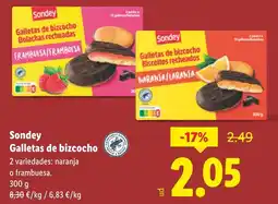 Lidl SONDEY Galletas de bizcocho oferta