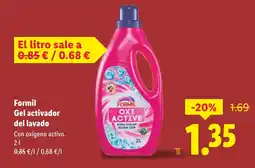Lidl FORMIL Gel activador del lavado oferta