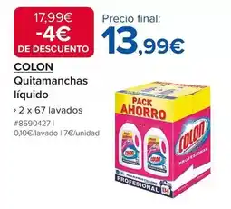 Costco Colon - quitamanchas líquido oferta