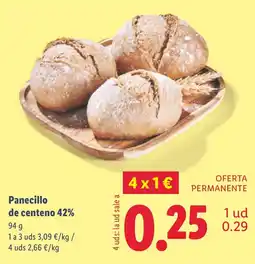 Lidl Panecillo de centeno oferta
