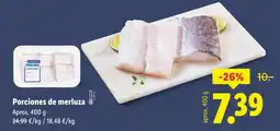 Lidl Porciones de merluza oferta