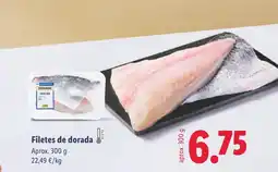 Lidl Filetes de dorada oferta