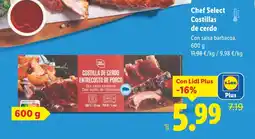 Lidl Chef Select Costillas de cerdo oferta