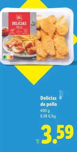 Lidl Delicias de pollo oferta