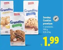 Lidl SONDEY Cookies premium oferta