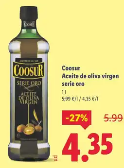 Lidl COOSUR Aceite de oliva virgen oferta