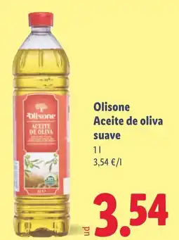 Lidl OLISONE Aceite de oliva suave oferta