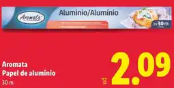 Lidl AROMATA Papel de aluminio oferta