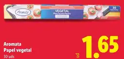 Lidl AROMATA Papel vegetal oferta
