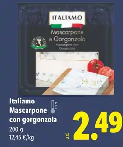 Lidl ITALIAMO Mascarpone e Gorgonzola oferta