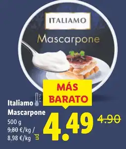 Lidl ITALIAMO Mascarpone oferta