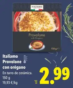 Lidl ITALIAMO Provolone con orégano oferta
