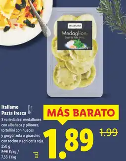 Lidl ITALIAMO Pasta fresca oferta
