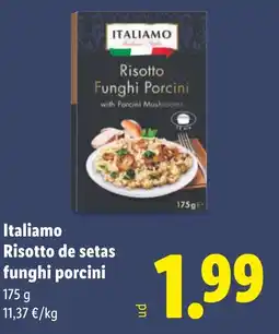 Lidl ITALIAMO Risotto de setas funghi porcini oferta