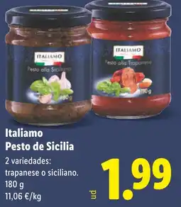 Lidl ITALIAMO Pesto alla Siciliano oferta